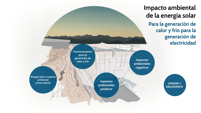 Energía Solar ¿Cómo funciona y cuáles son sus ventajas? 5 Impacto ambiental de la energia solar