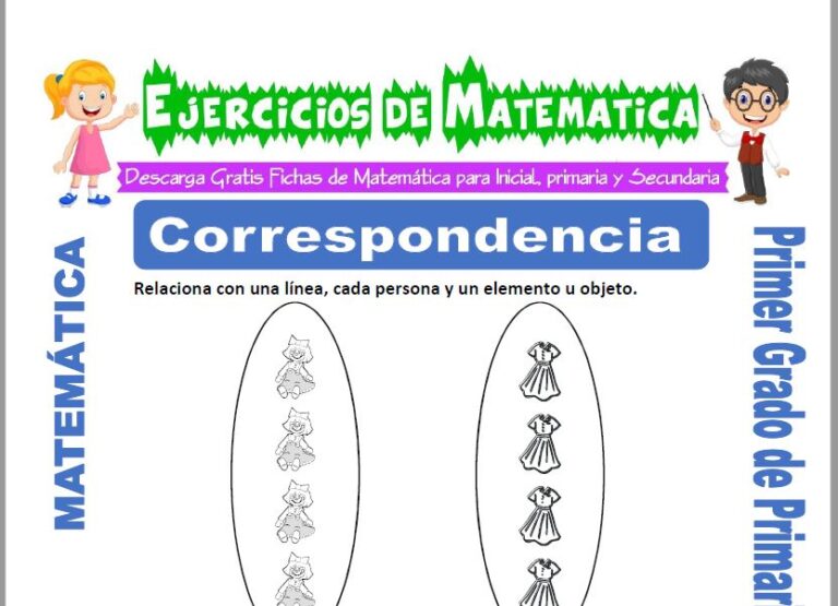 Qué actividades de correspondencia uno a uno para preescolar para colorear