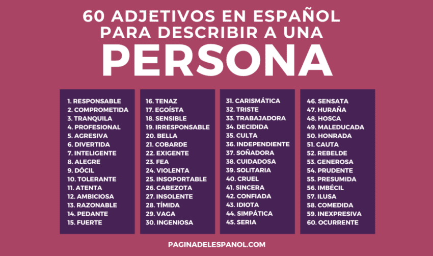 Adjetivos que empiezan por H: lista completa y ejemplos 2 adjetivos empiezan