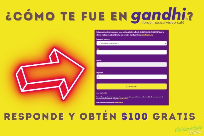 Cómo te fue en Gandhi > $100 Gratis para Comprar Libros 8 Cómo te fue en Gandhi > $100 Gratis para Comprar Libros