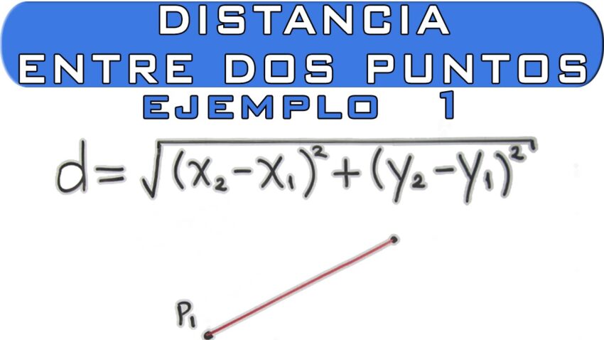 Cómo calcular la distancia entre dos puntos fácilmente 4 Cómo calcular la distancia entre dos puntos fácilmente