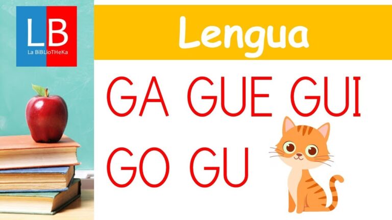 Cómo enseñar la ga, gue, gui, go, gu a los niños