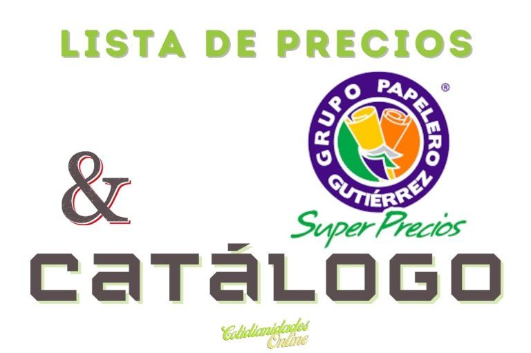 Grupo Papelero Gutiérrez Catálogo y Precios en Papelería