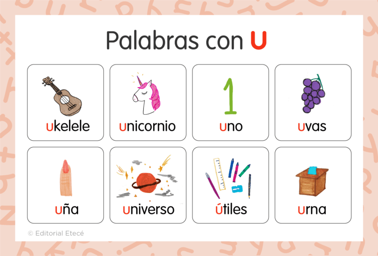Qué objetos empiezan con la letra U: lista completa
