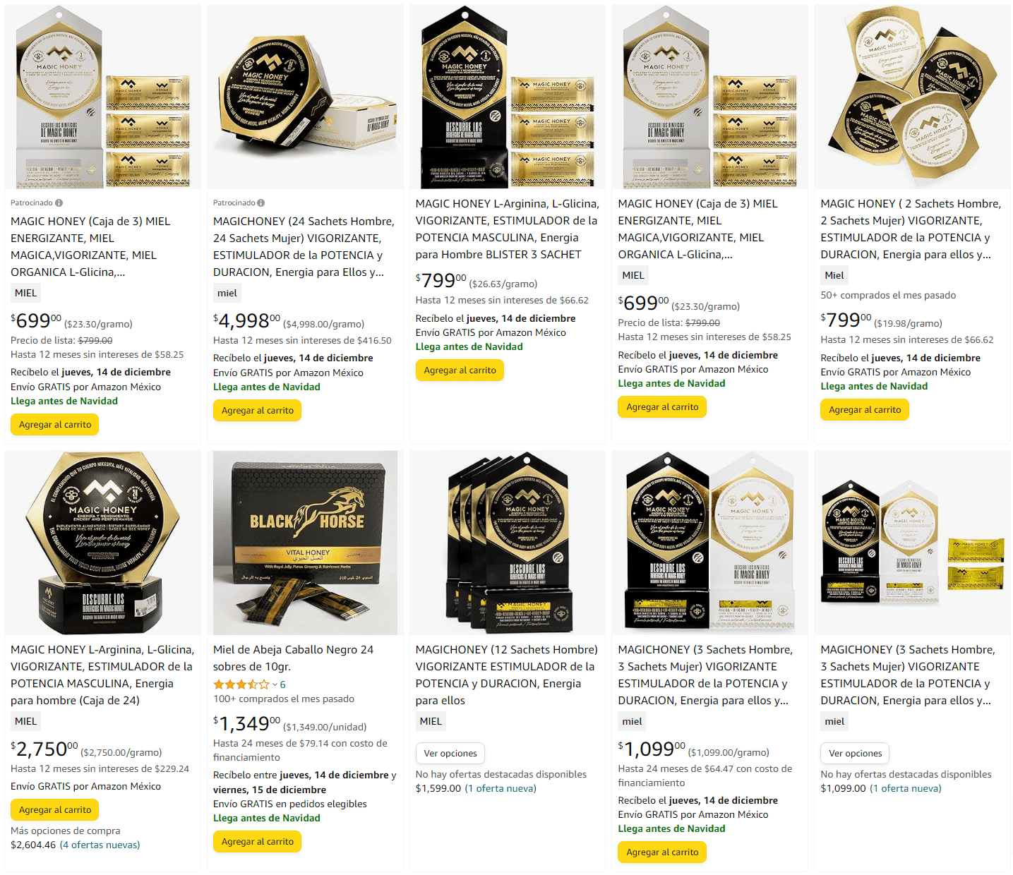 magic honey en amazon baratos