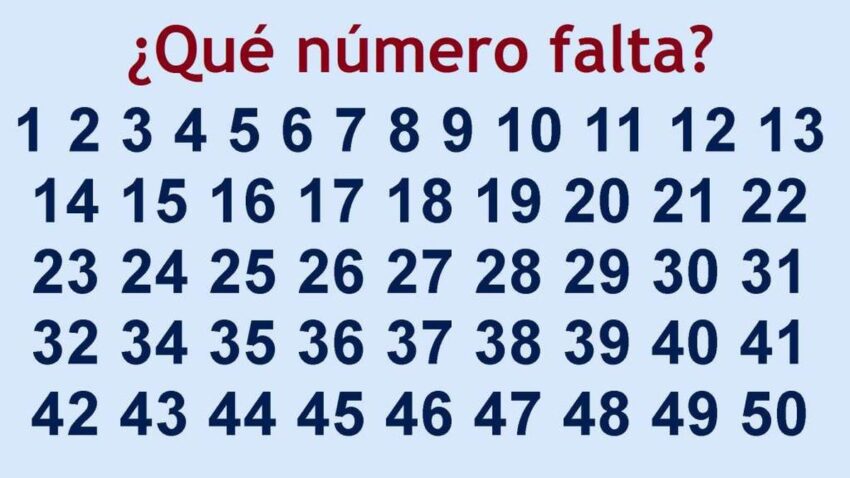 Cómo saber qué número falta en una sucesión numérica 3 Cómo saber qué número falta en una sucesión numérica