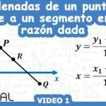 Cómo encontrar la razón entre dos puntos en un gráfico razon-puntos