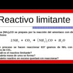 Qué es el reactivo limitante y en exceso en una reacción química reactivo-limitante