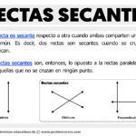 Qué es una recta secante a una circunferencia recta-secante